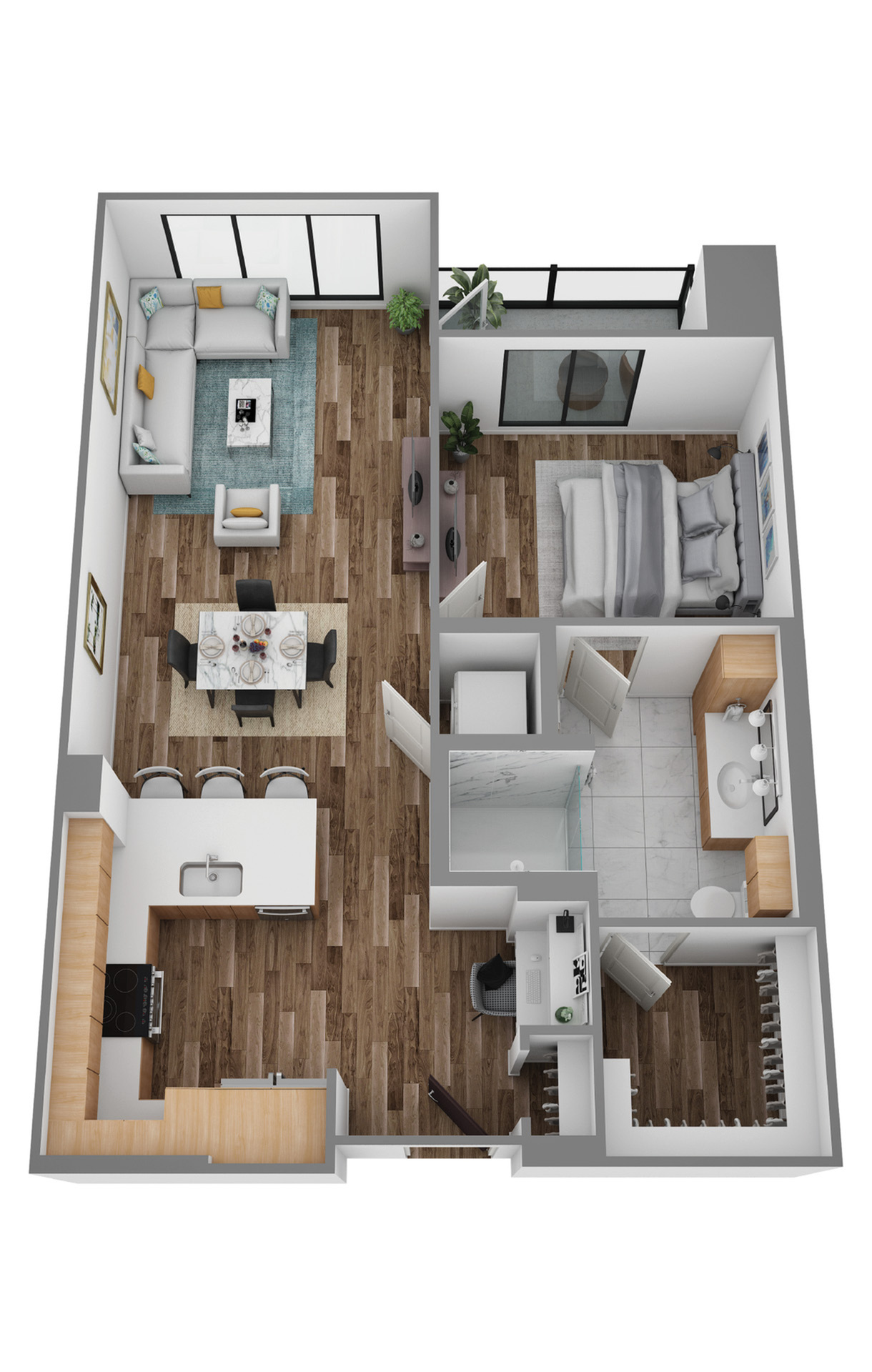 Studio - 3 Bed Apts in OC | Hanover Laguna Niguel Floor Plans