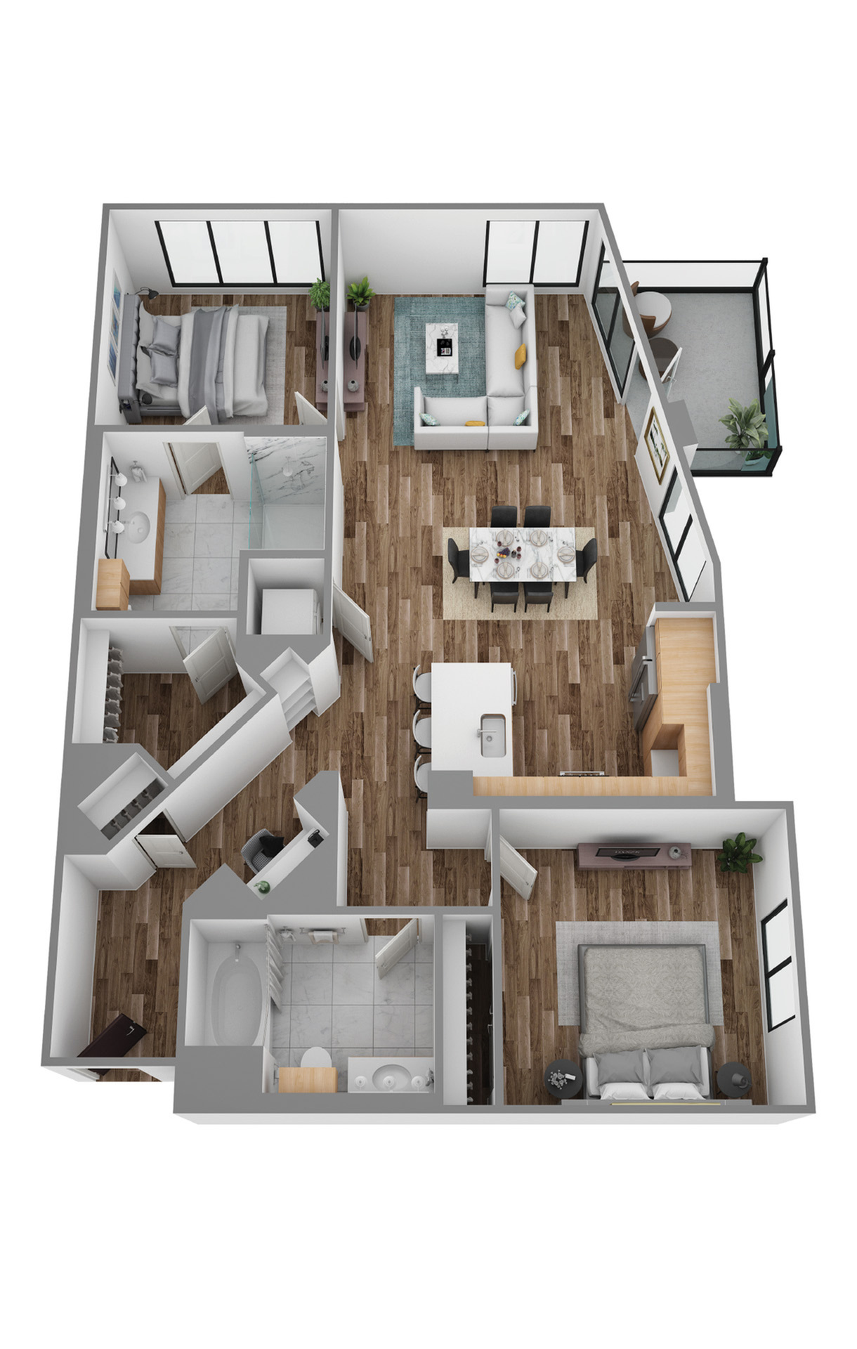 Studio - 3 Bed Apts in OC | Hanover Laguna Niguel Floor Plans