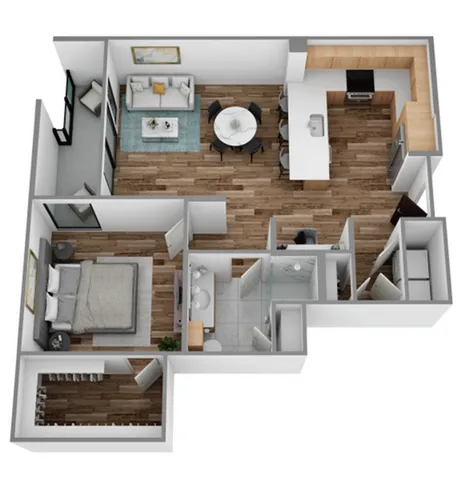 3D H Floorplan