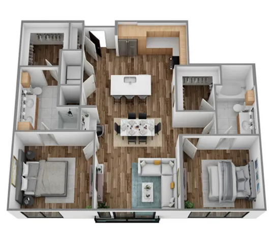 3D N Floorplan