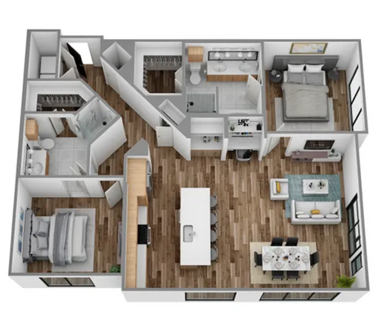 3D P Floorplan