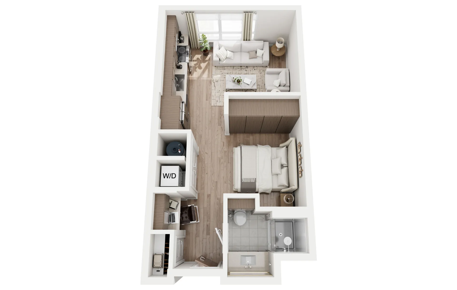 Aa - Studio/1Bath