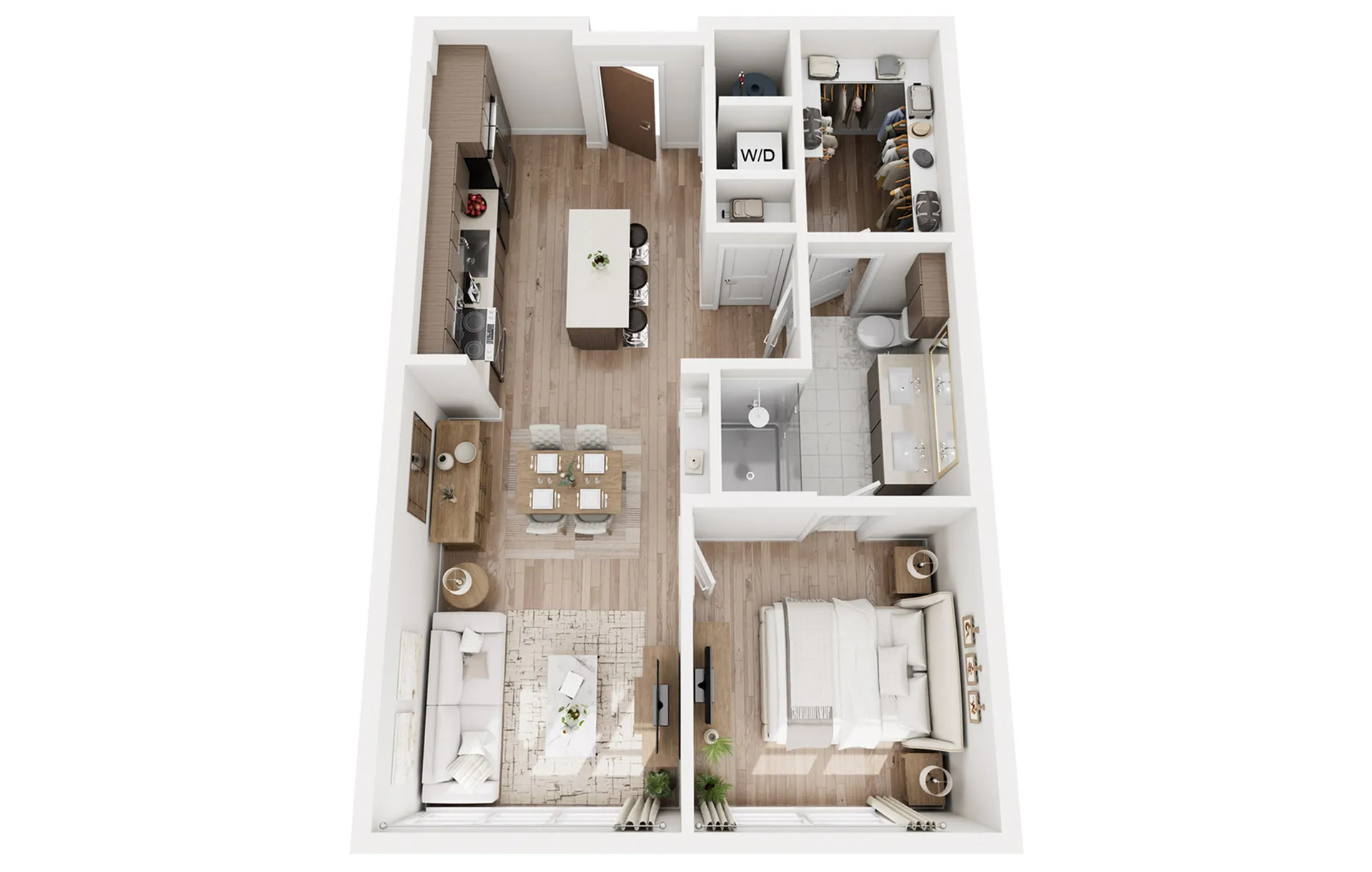 Da - 1Bed/1Bath