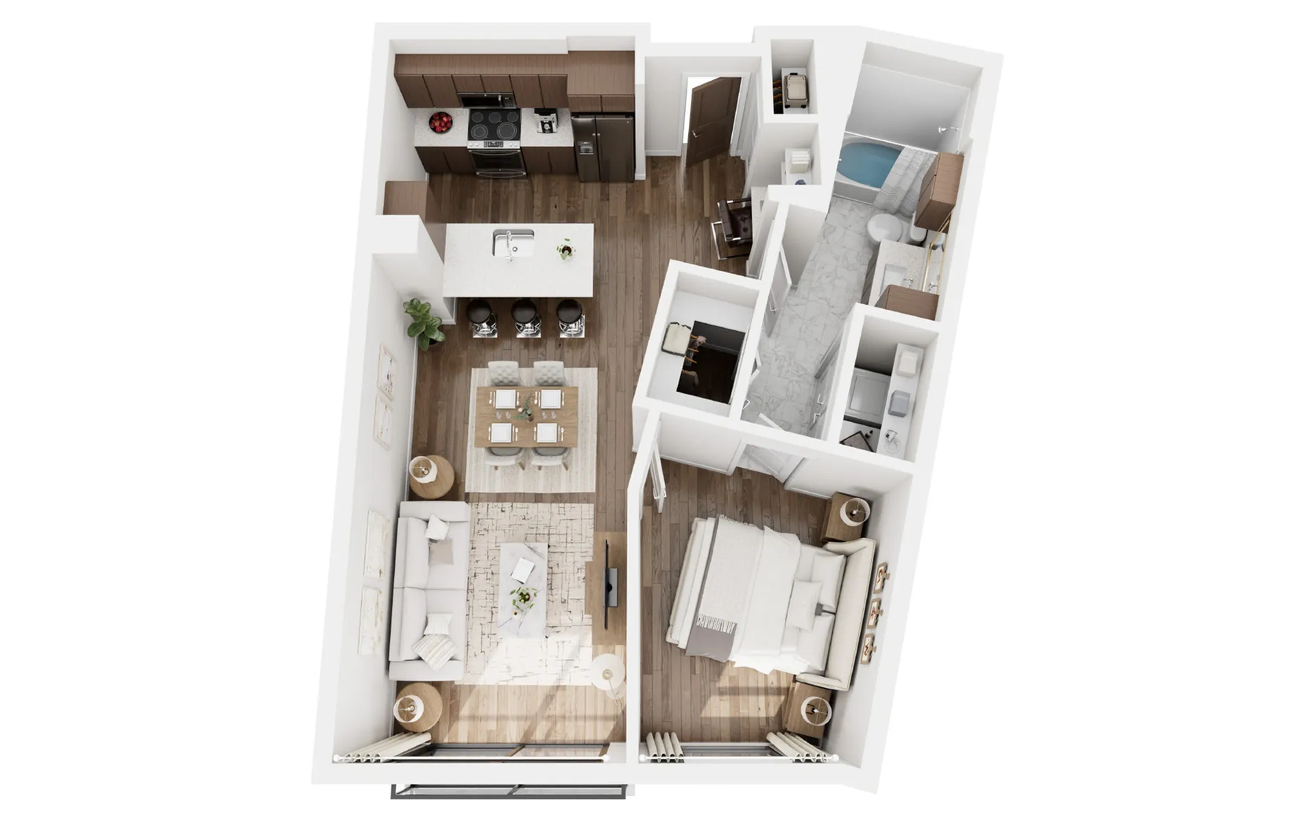 E 1Bed / 1Bath