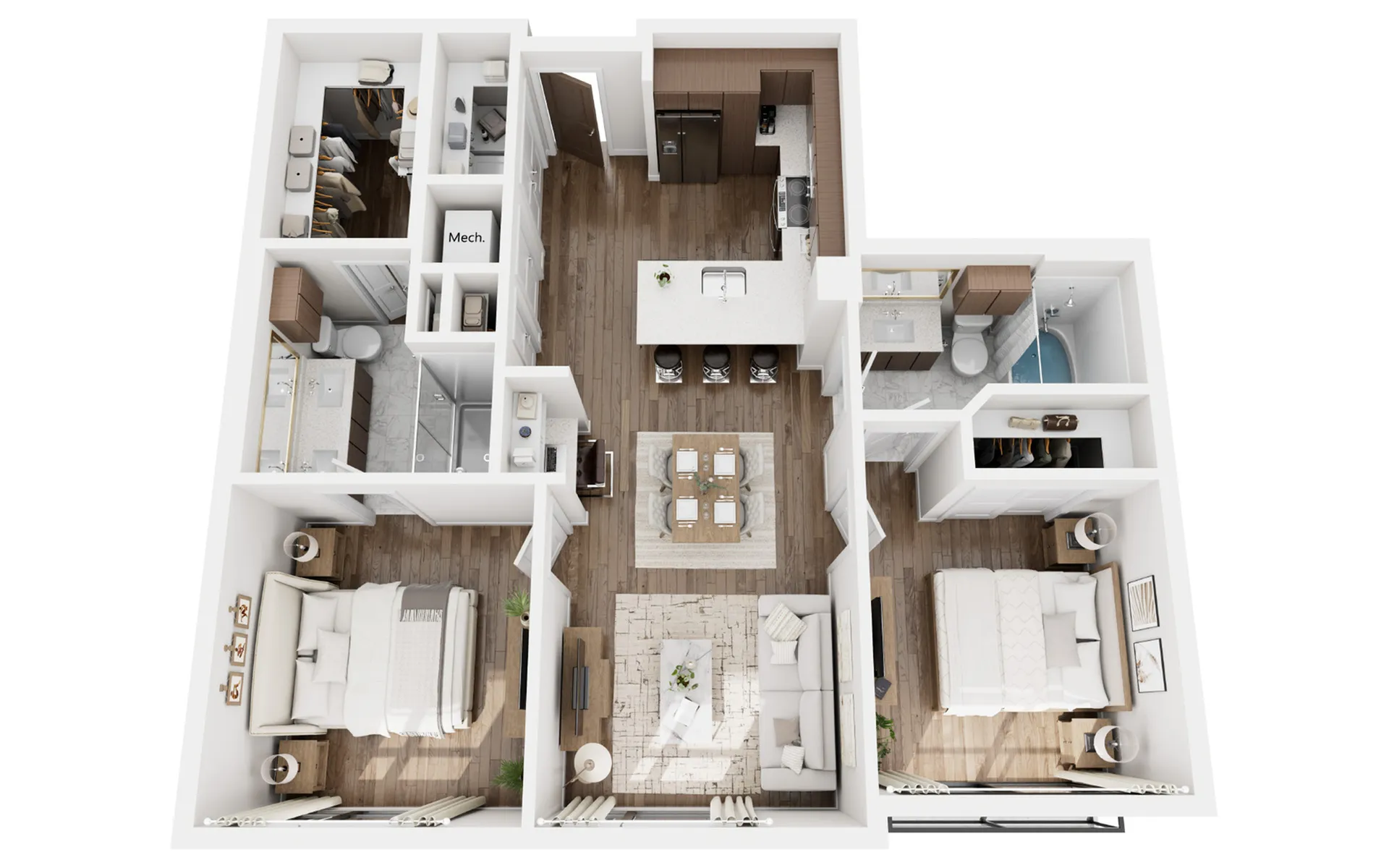 M 2Bed / 2Bath
