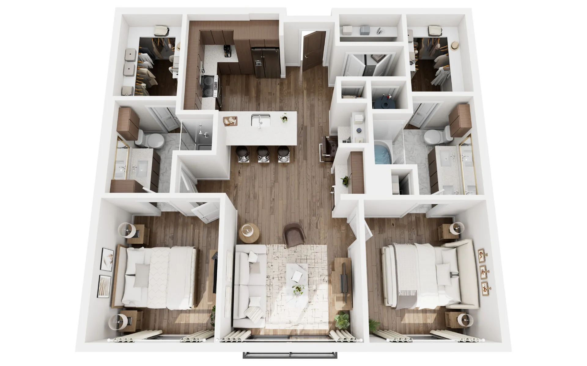 O 2Bed / 2Bath