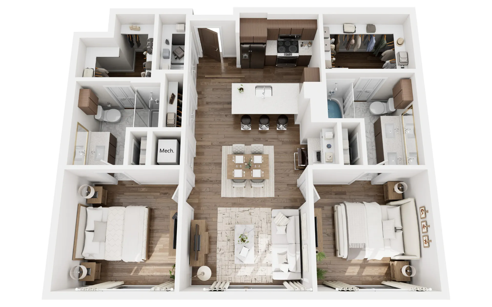 P 2Bed / 2Bath