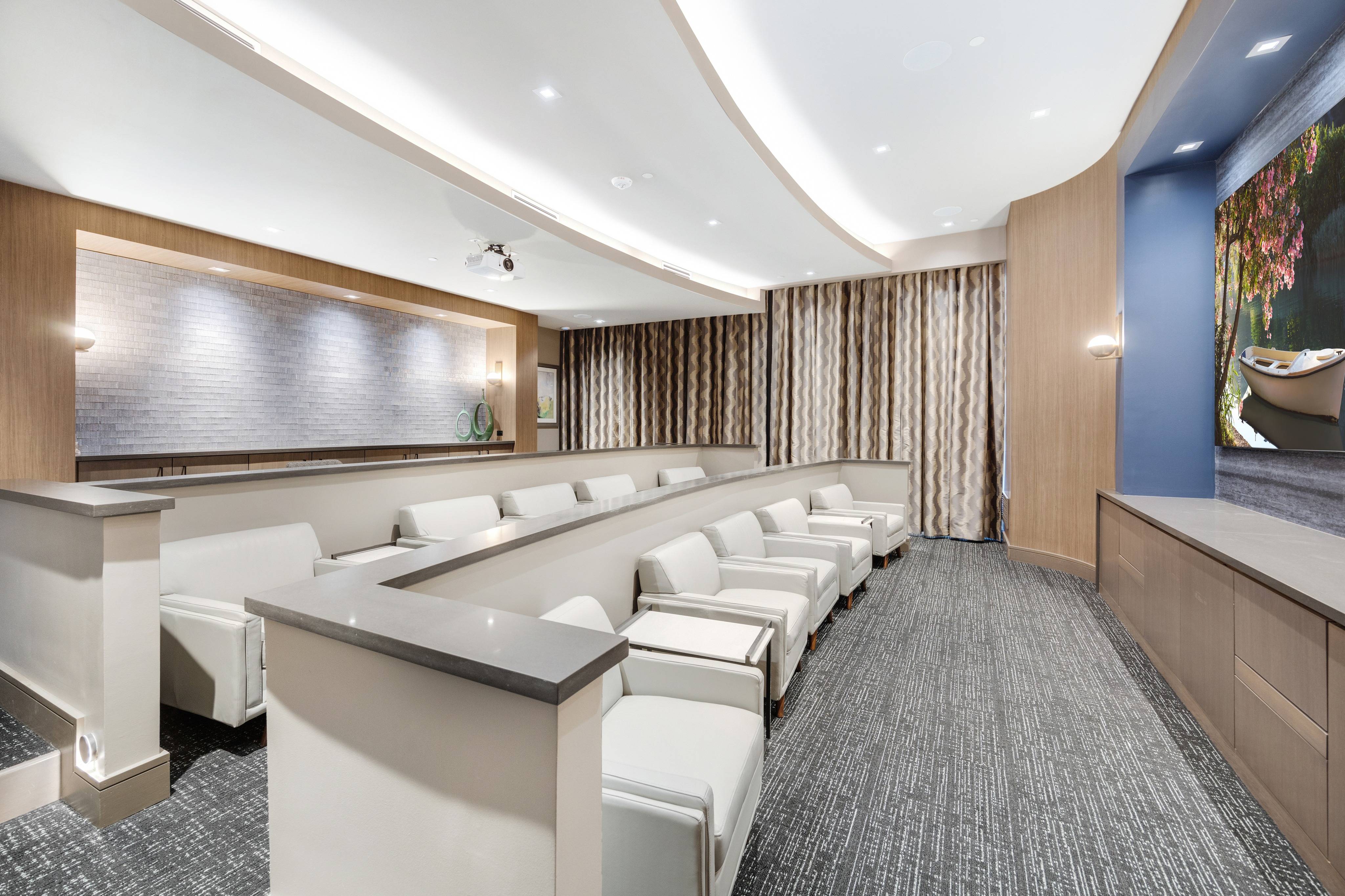 Media Room with Cinema-Style Seating