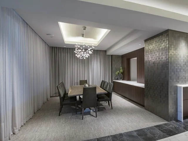 Private dining room with terrace