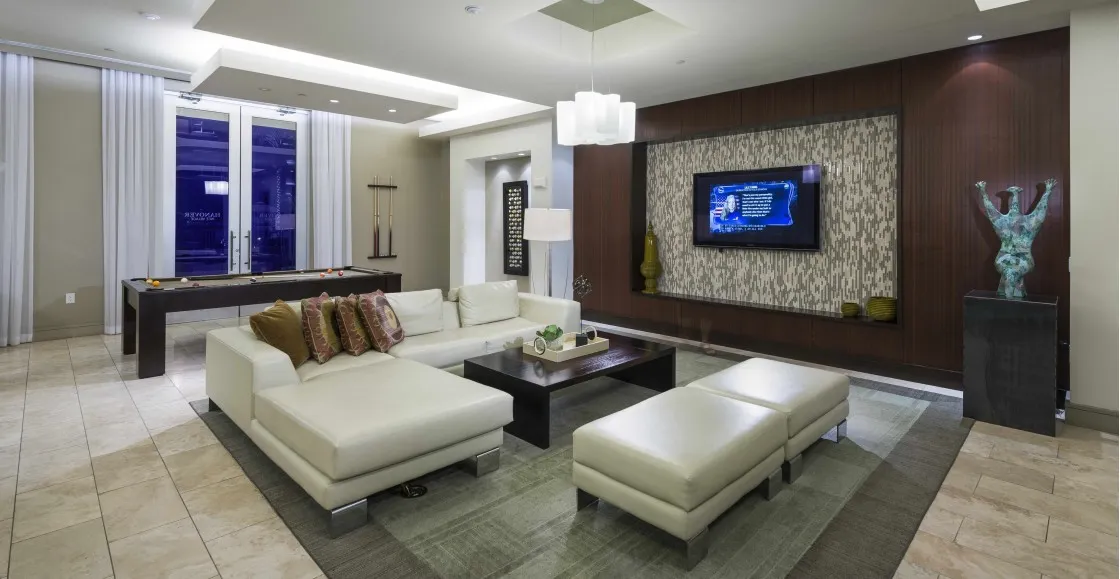 Image of The Resident Club with HDTV lounge and billiards for Hanover Rice Village