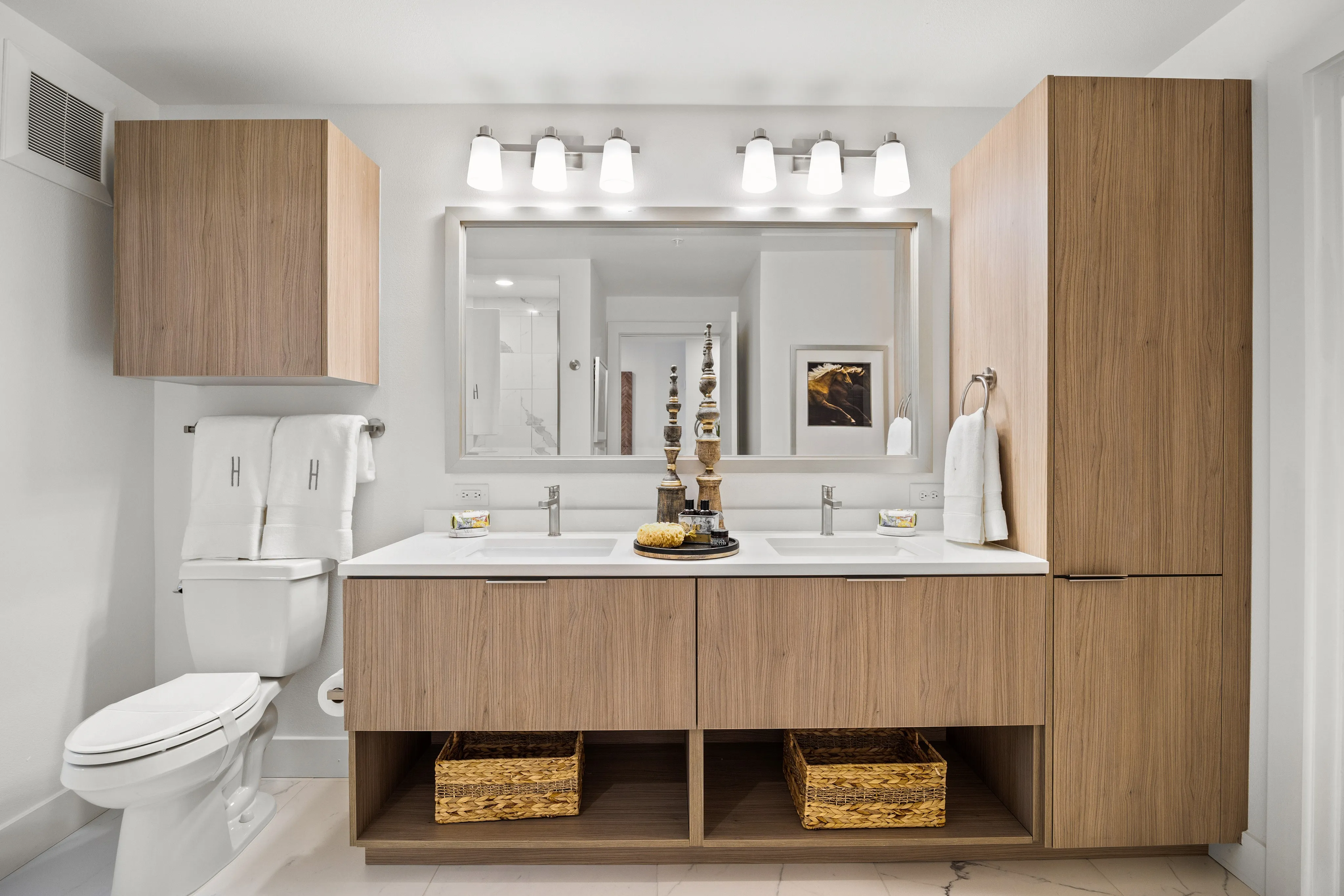 Spa-inspired bathroom