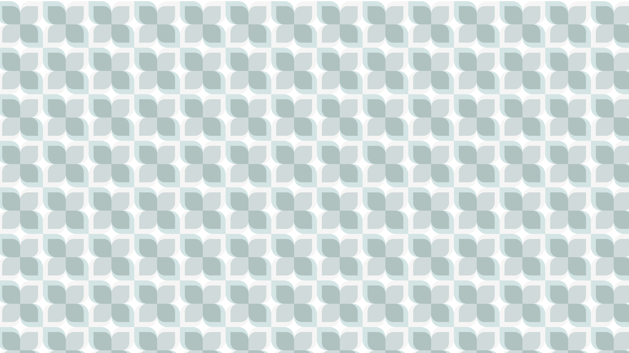 geometric pattern with teal and white shapes