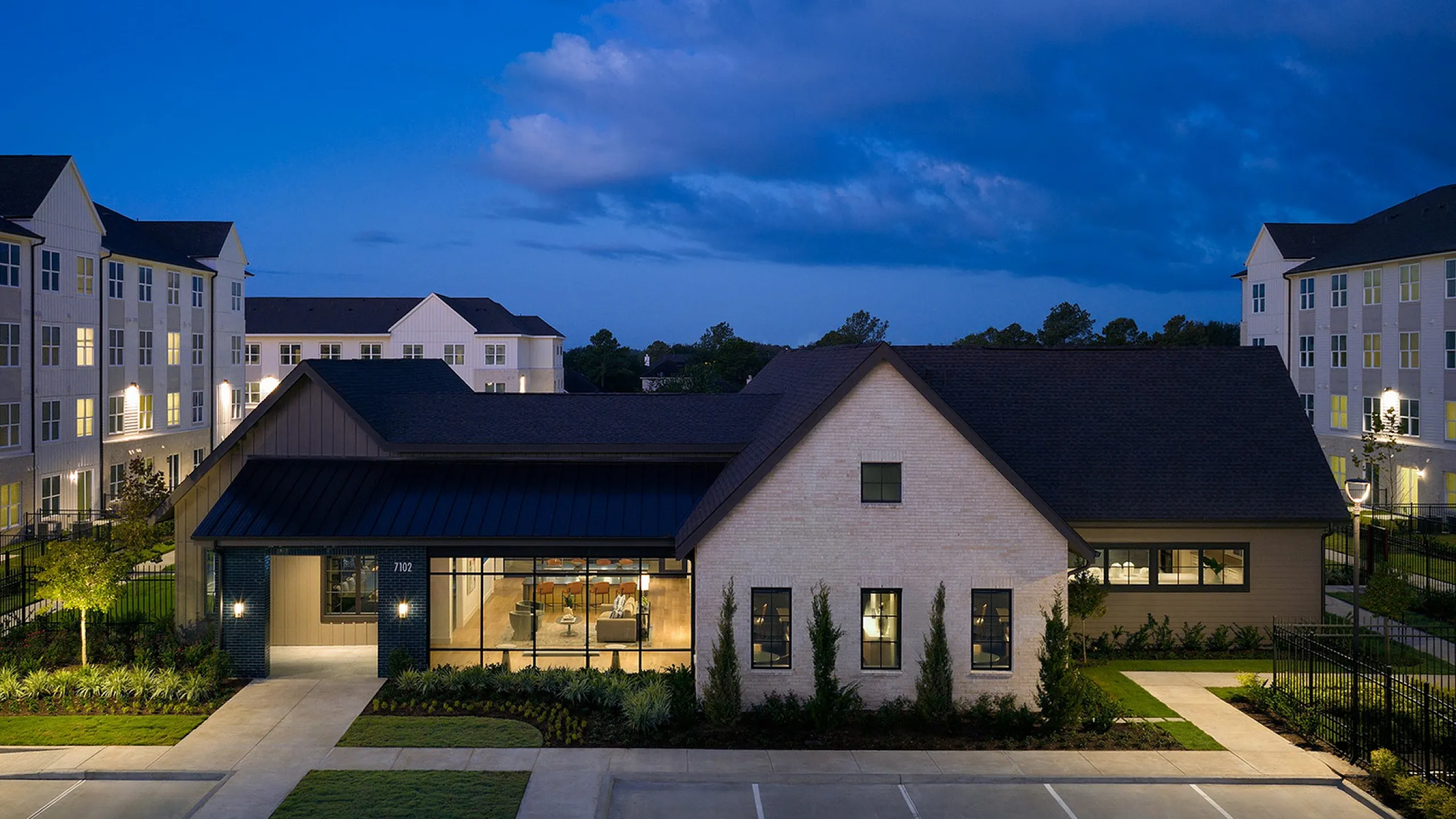 Hanover Sugar Land - Evening Exterior