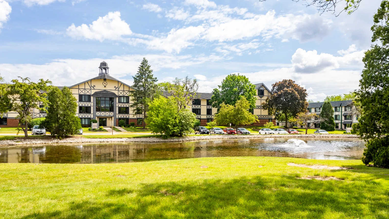pond  International Village Lombard Apartments