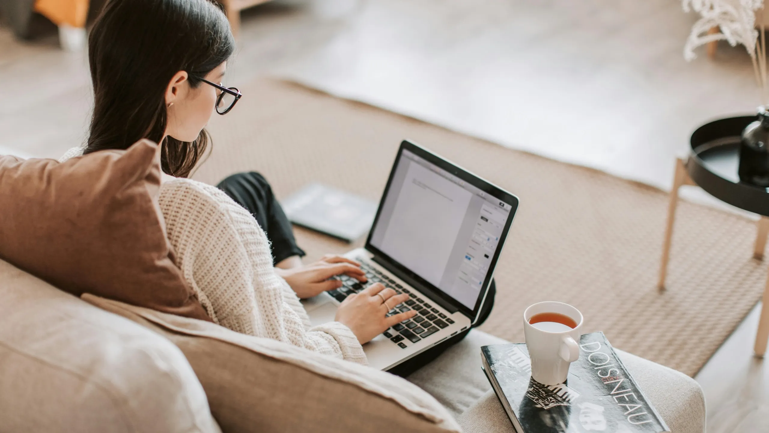 stock image - girl on computer