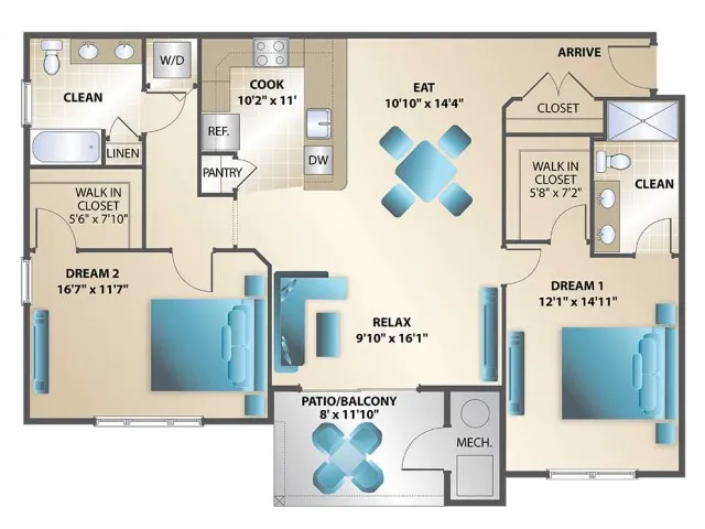 2 BD