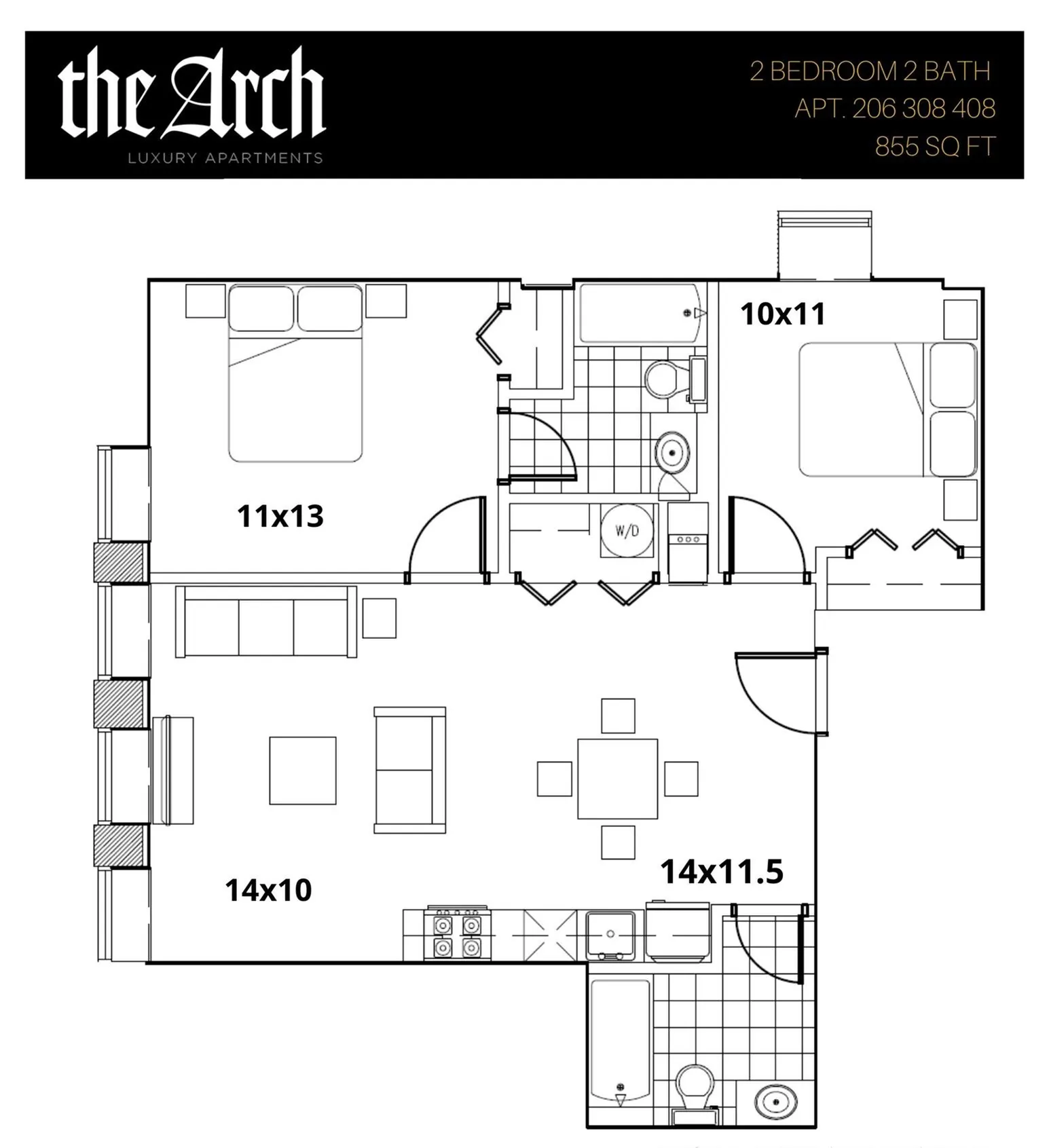 B2: 206, 308 & 408