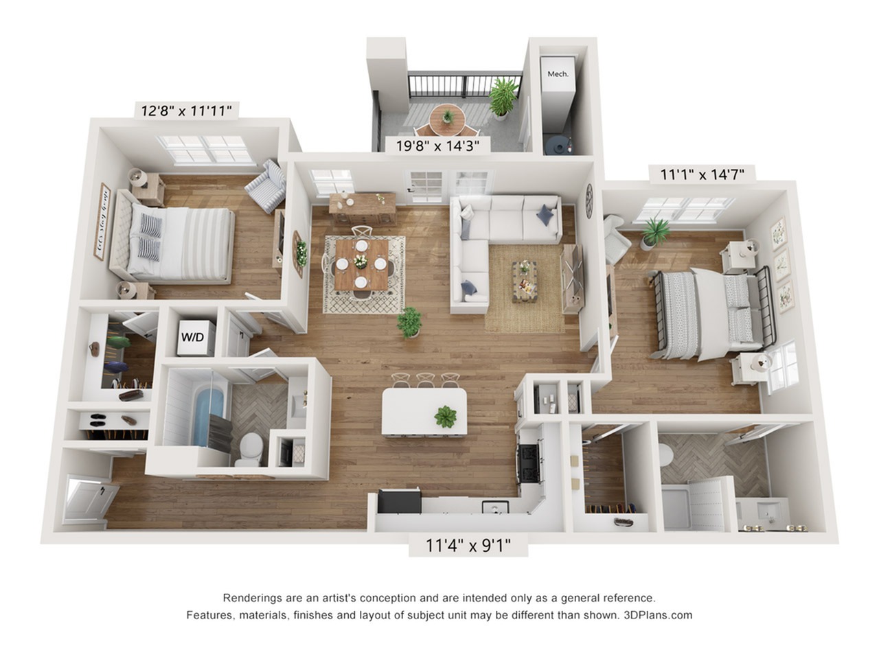 2 bedroom