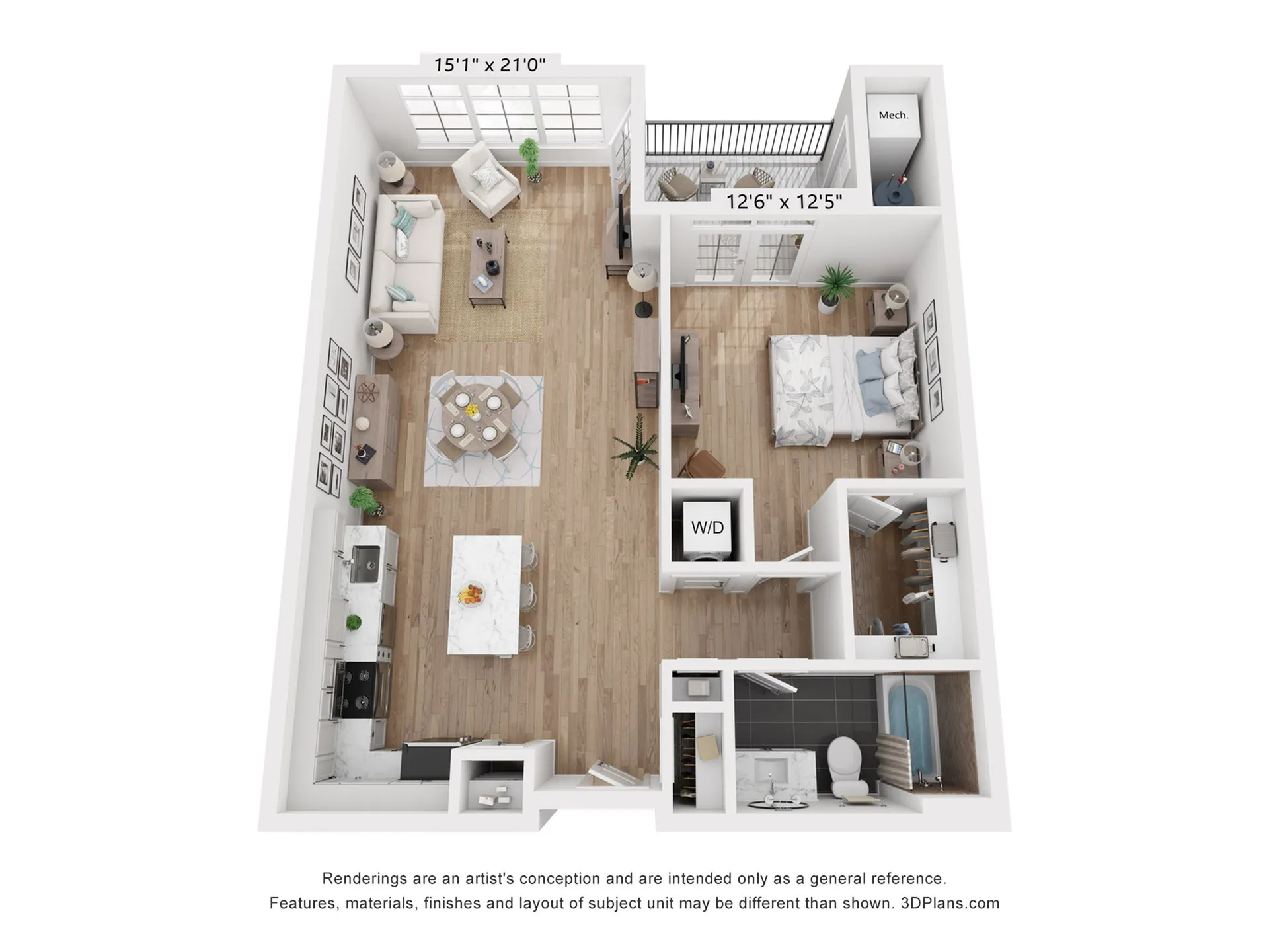1A floor plan