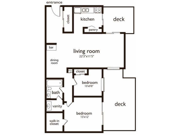 2 Bedroom E