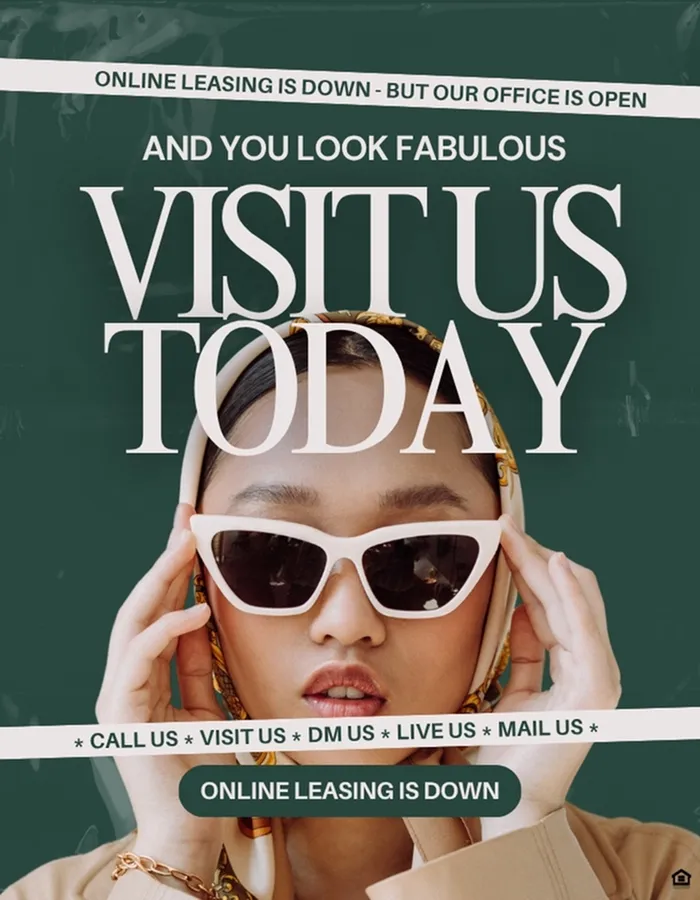 Visit Our Leasing Office Today for Assistance and Information