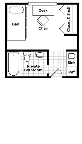 XL Single Private Bath