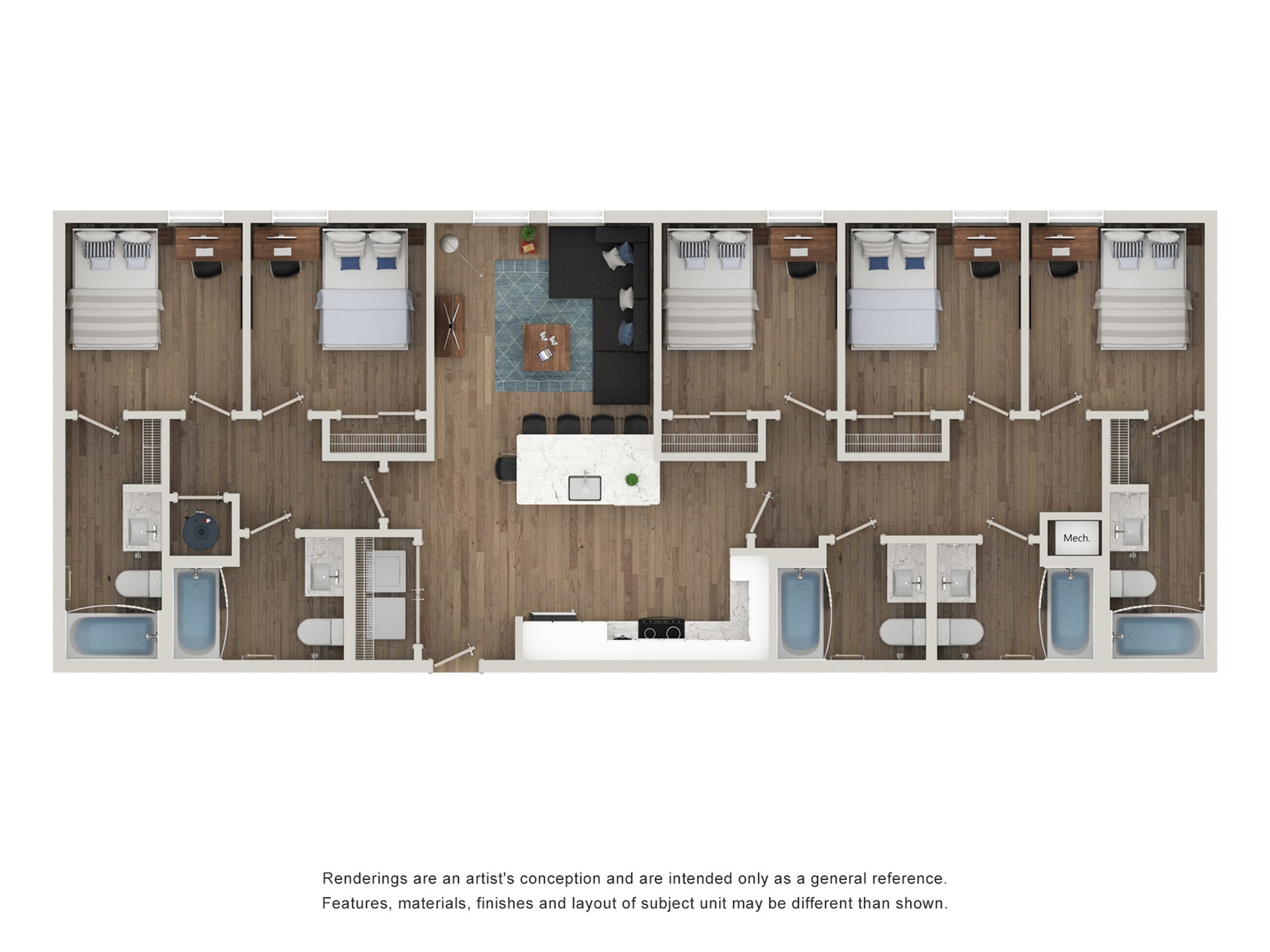 5 Bedroom - Durango floor plan