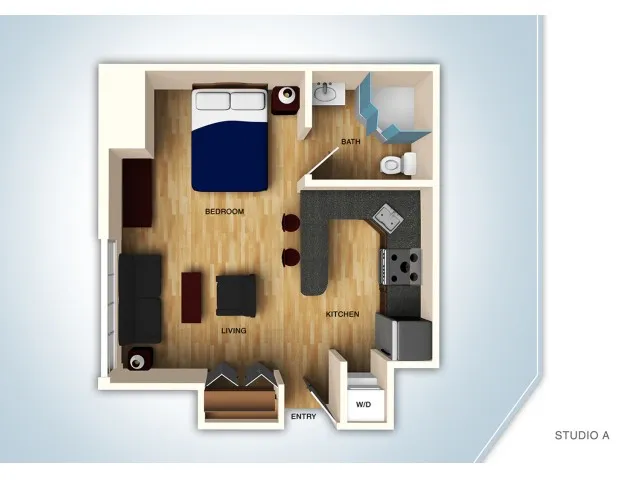 Campus Court at Knollwood - Studio A