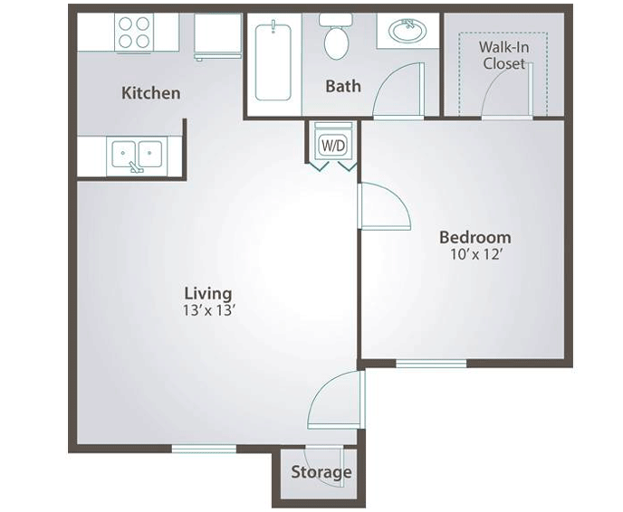 1BR/1BA - The Reveille