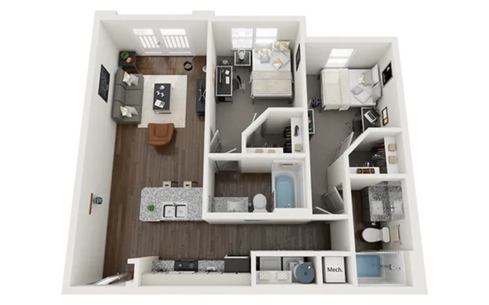 14 SixtyFive B1 Floor Plan