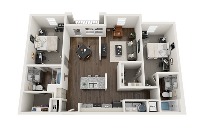 14 SixtyFive B2 Floor Plan