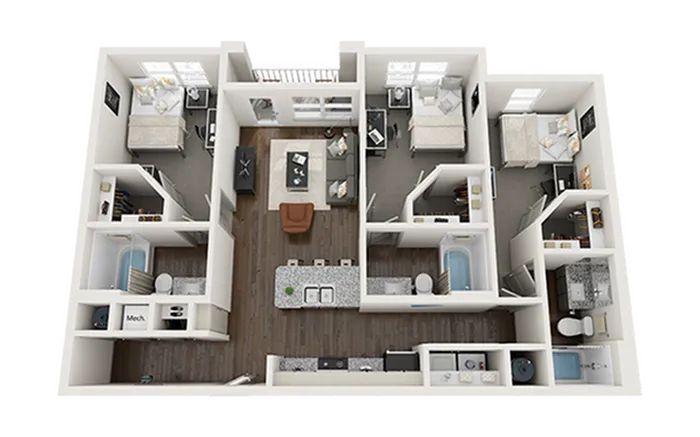 14 SixtyFive C1 Floor Plan