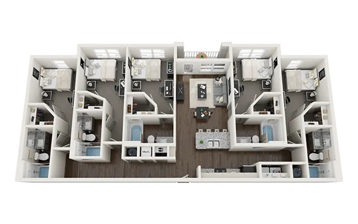 14 SixtyFive E1 Floor Plan