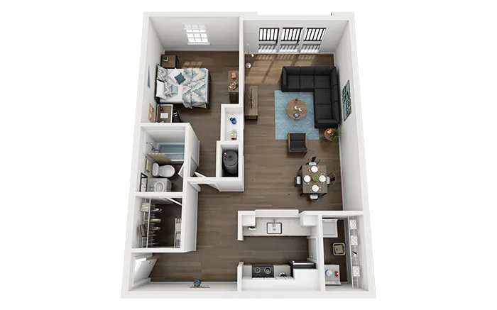 Arden Villas A2 Renovated Floor Plan