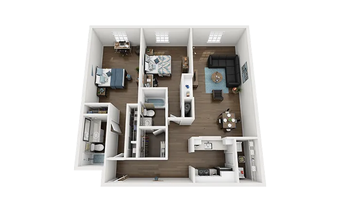Arden Villas B1 Renovated Floor Plan