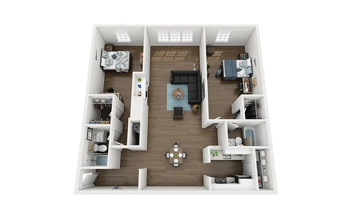 Arden Villas B3 Renovated Floor Plan