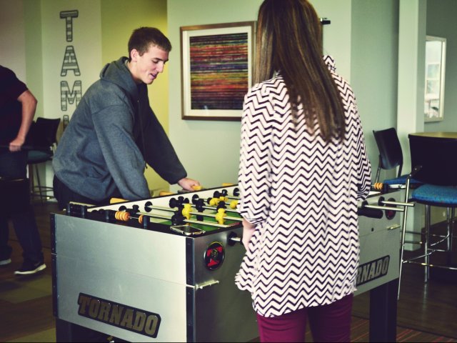 Image of Foosball Table for The Stack