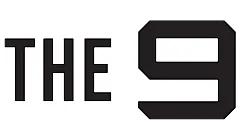 Modern logo design featuring bold text 'THE 9' with a sleek, minimalist style.