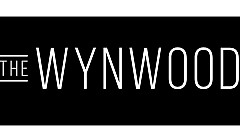 Sleek black and white logo for The Wynwood, showcasing modern and stylish font design.