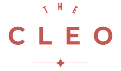 Elegant logo design for The Cleo, showcasing modern typography and a sophisticated underline accent.