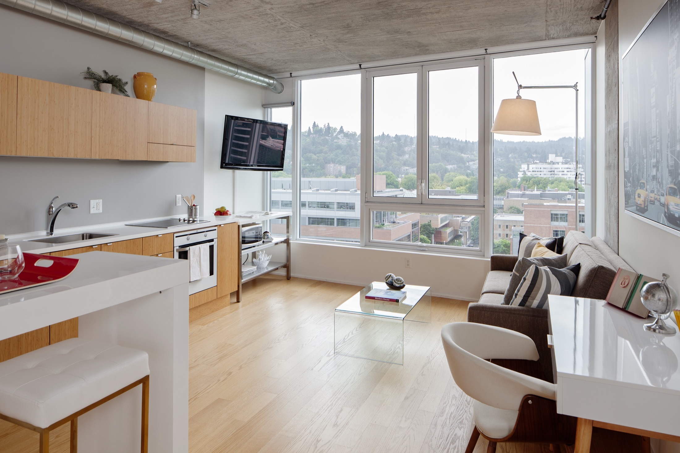 arrive university park living room