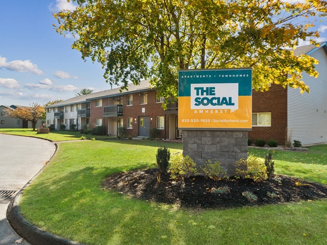 Signage and landscaping