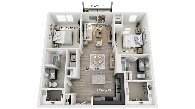 Floorplan Image | Arrive Glenview