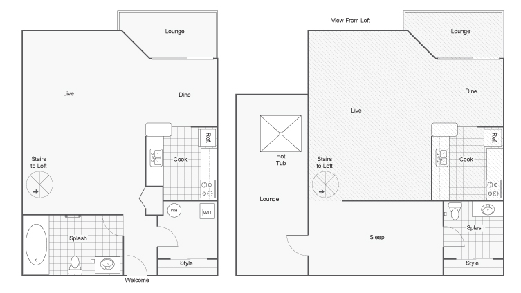 Floor Plan | The Social at Stadium Walk Apartment Homes for Rent in Ft Collins CO 80521
