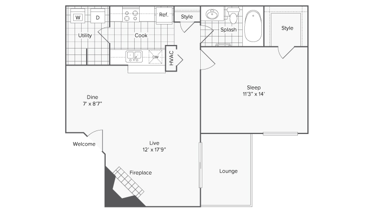 Floor Plans | ReNew North Park Apartment Homes for Rent in Midland TX 79707