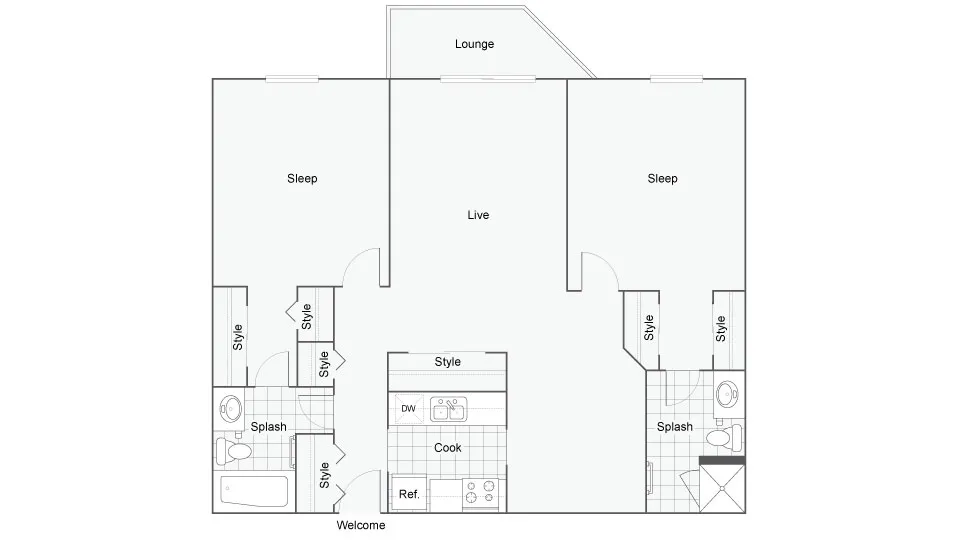 Floor Plan Image | Arrive 4301
