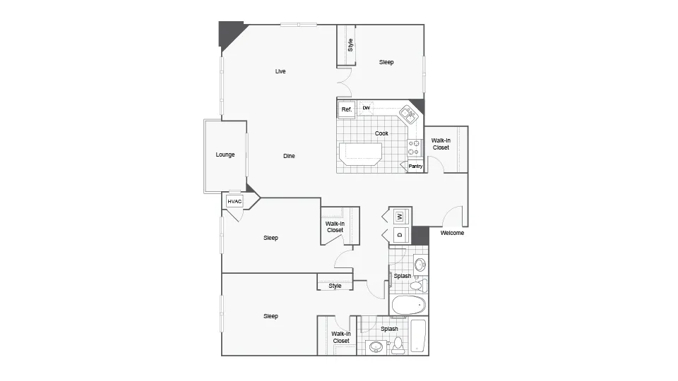 Floor Plan Image | Arrive St Louis Park