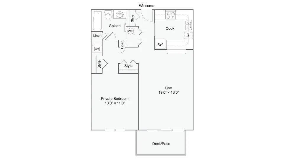 Emmet Plus Reserve 1 Bed Apartment The Social West Ames®