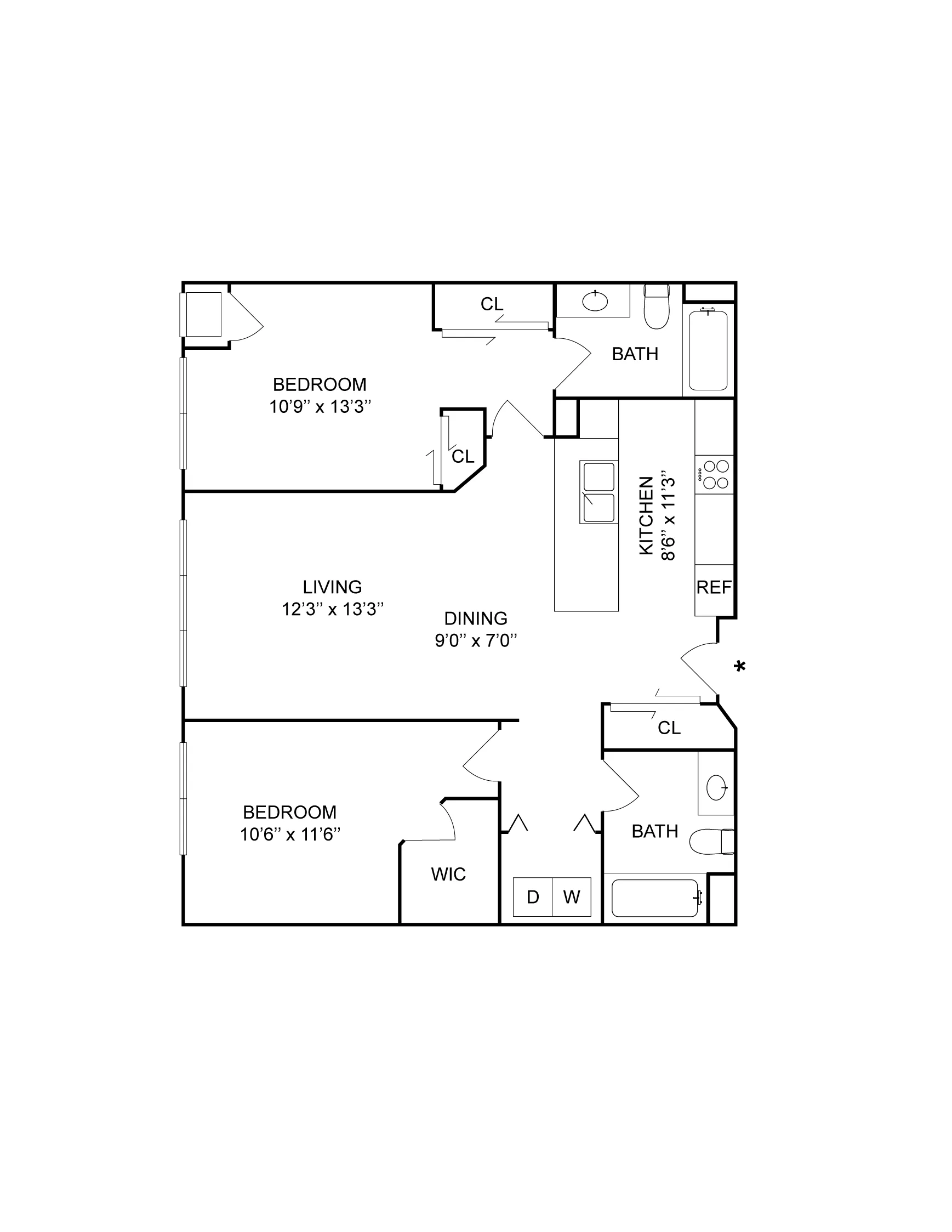 Floorplan Images | Arrive at Medicine Lake