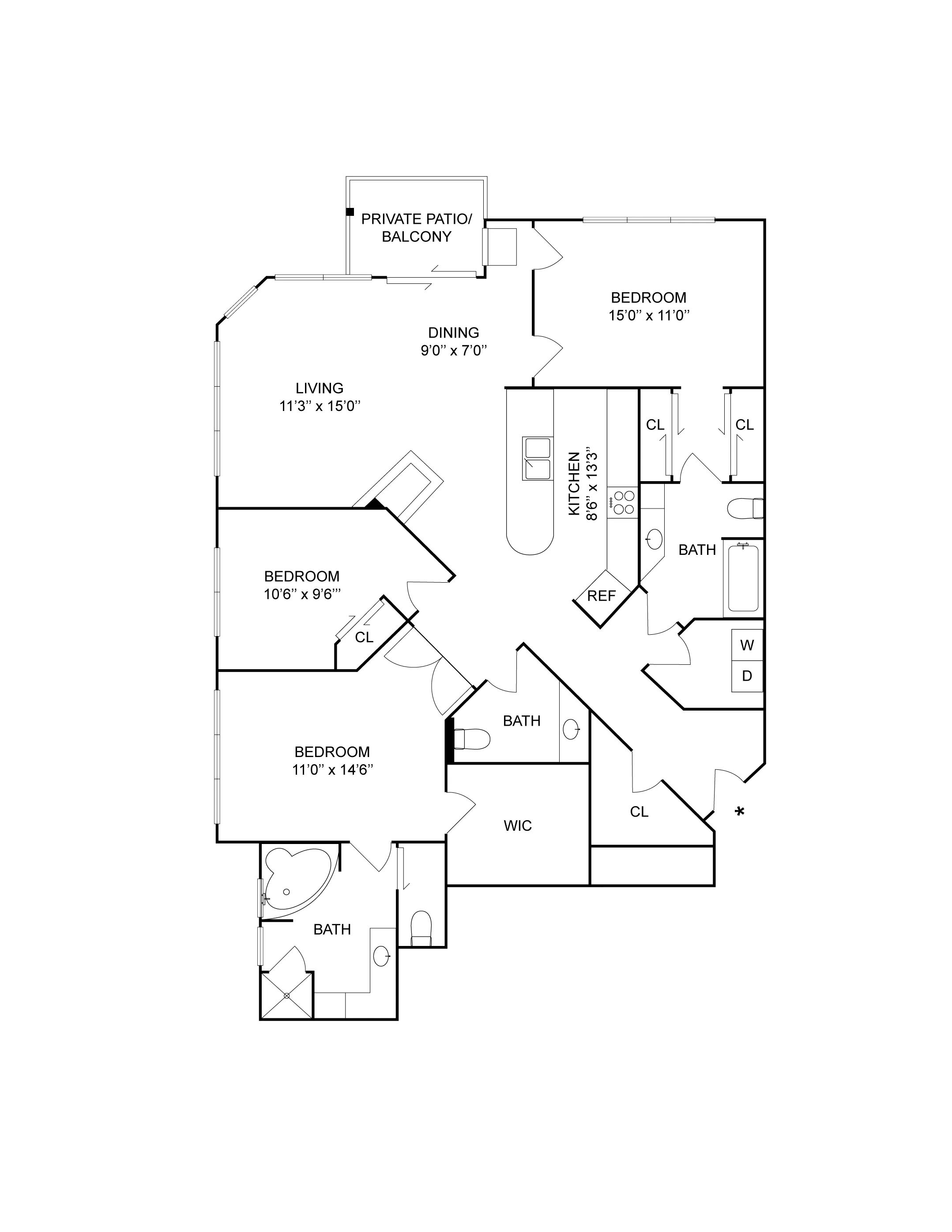 Floorplan Images | Arrive at Medicine Lake